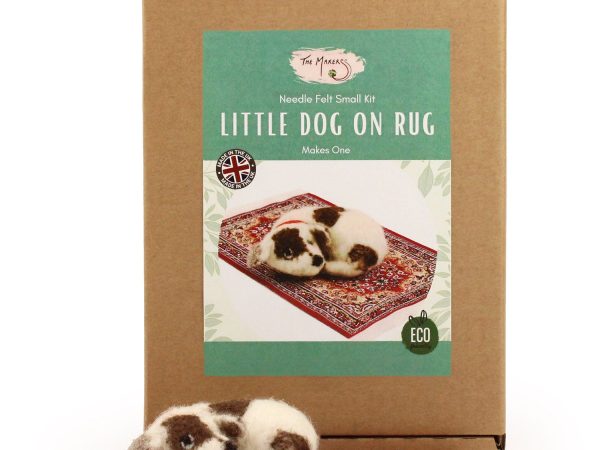 The Makerss - Little Dog On A Rug Needle Felt Kit