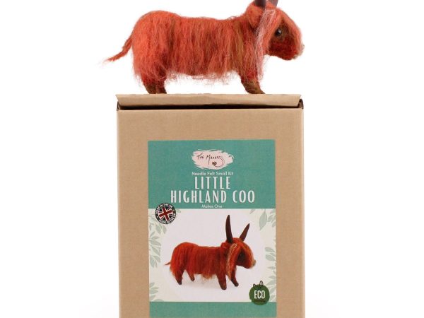 The Makerss - Little Highland Coo Small Needle Felt Kit
