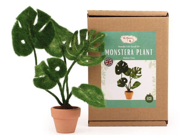 The Makerss - Monstera Plant Small Needle Felt Kit