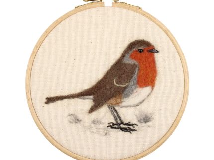 The Makerss - RSPB Robin Needle Felt Picture Kit