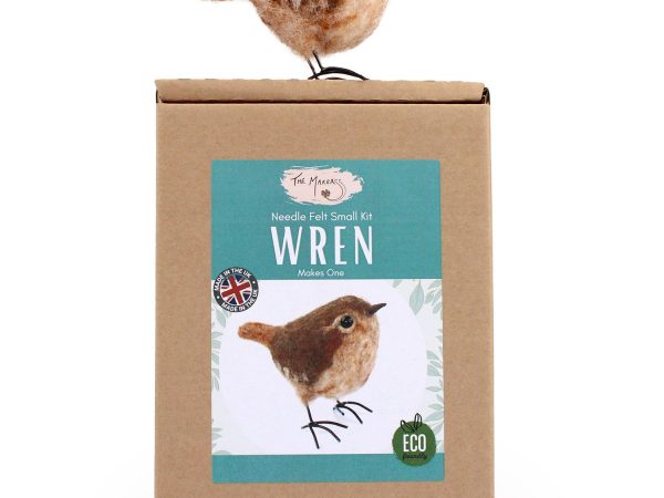 The Makerss - Small Wren Needle Felt Kit