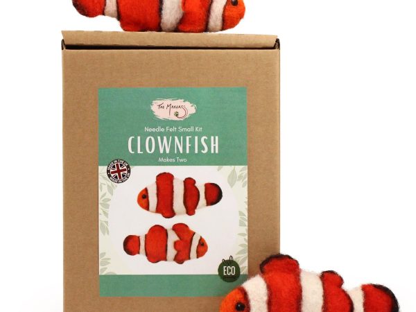 The Makerss - Small Clownfish Needle Felt Kit