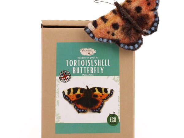 The Makerss - Small Tortoiseshell Butterfly Needle Felt Kit