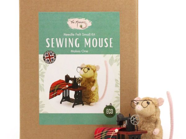 The Makerss - Small Sewing Mouse Needle Felt Kit