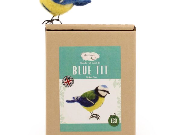 The Makerss - Small Blue Tit Needle Felt Kit