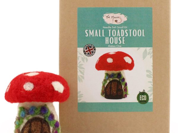 The Makerss - Small Toadstool House Needle Felt Kit