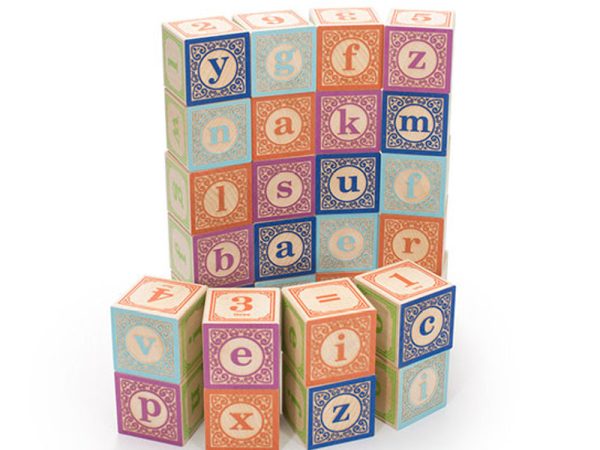 Uncle Goose Classic Lowercase Wooden ABC Toy Blocks