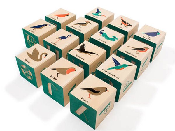 Uncle Goose Wooden Bird Blocks