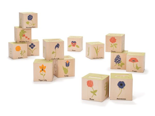 Uncle Goose Wooden Flower Blocks