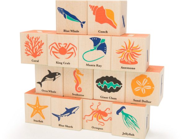 Uncle Goose Wooden Ocean Blocks