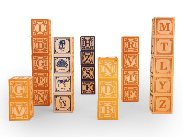 Uncle Goose Wooden Dutch Language Blocks