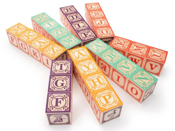 Uncle Goose Wooden Swedish Language Blocks