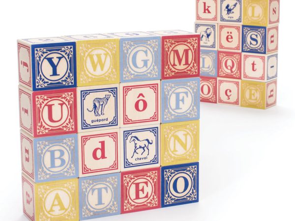 Uncle Goose Wooden French Language Blocks