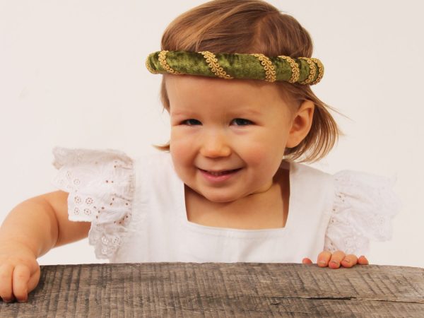 Vah Isabella Medieval Veil - Green