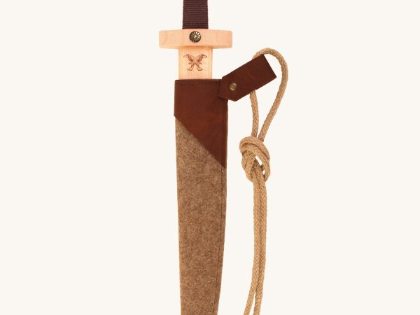 Vah Viking Wooden Sword Set with Felt Sheath