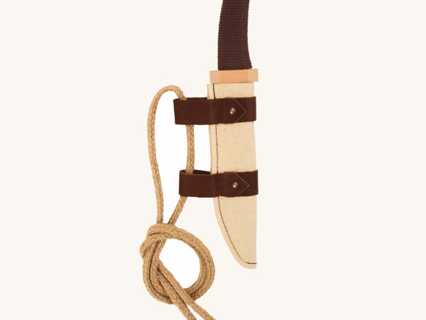 Vah Viking Wooden Sax Knife with Felt Sheath
