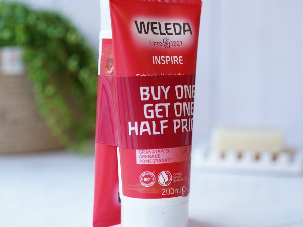 Weleda Inspire Pomegranate Creamy Body Wash 200ml - OFFER