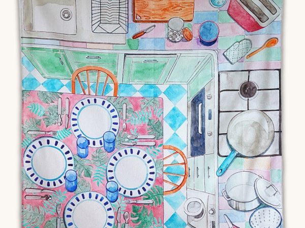 Wonderie Play Cloth - Around The Kitchen