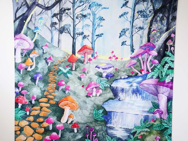 Wonderie Play Cloth - Enchanted Toadstool Forest