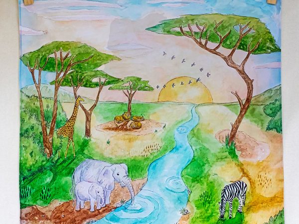 Wonderie Play Cloth - Plains Of Africa