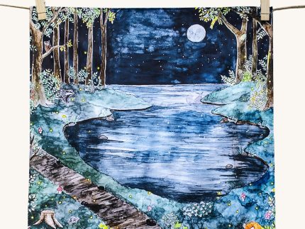 Wonderie Play Cloth - Moonlight Forest