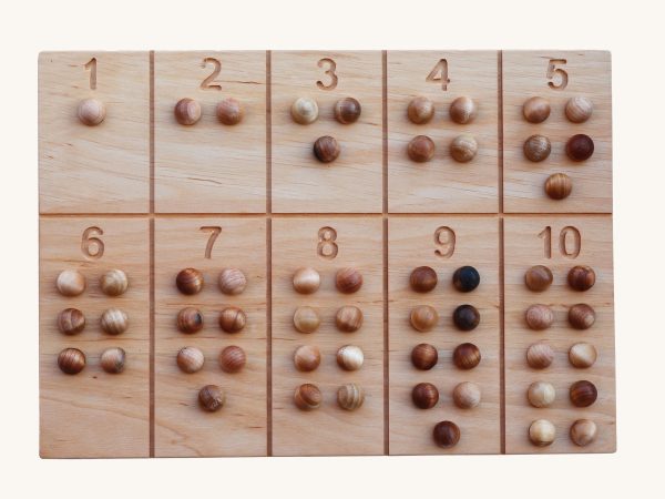 Wooden Story Number Tracing Board