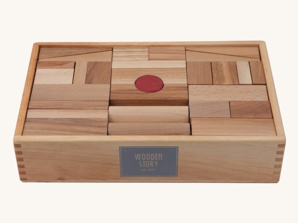 Wooden Story Natural XL Blocks - 63 Tray