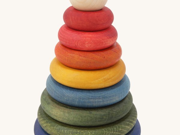 Wooden Story Rainbow Stacking Rings