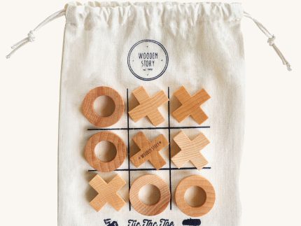 Wooden Story Tic Tac Toe