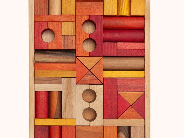 Wooden Story Warm Blocks - 54 Tray