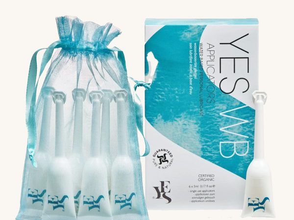 Yes Organic Water-Based Lubricant - 6 Pack Applicator