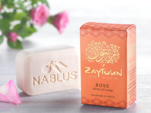 Zaytoun Pure Olive Oil Soap - Rose 100g